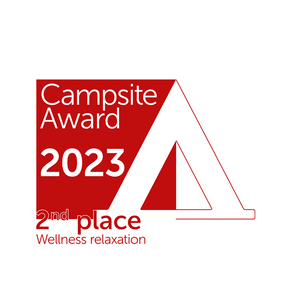 Auszeichnung Campsite Award 2023 - 2nd Place Wellness relaxation