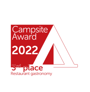 Auszeichnung Campsite Award 2022 - 3rd Place Restaurant gastronomy